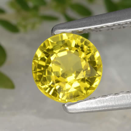 Heated Yellow Sapphire Gemstone