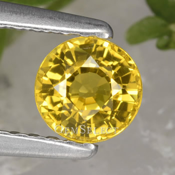 Beryllium-Treated Yellow Sapphire