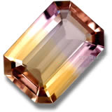 Bicolor Ametrine Gemstone