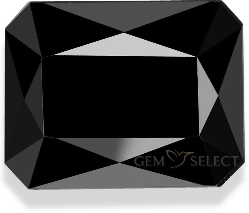 Pedra preciosa de turmalina negra da GemSelect - imagem grande