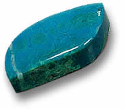 Blue Chrysocolla Gemstone