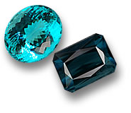 Blue Indicolite Tourmaline Gemstone