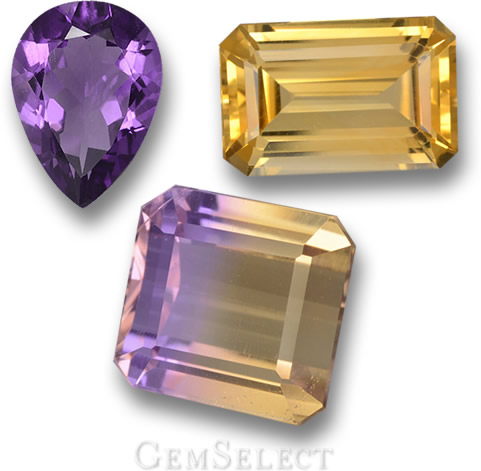 Amethyst, Citrine and Ametrine from Bolivia