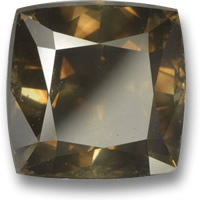 Коричневый бриллиантовый драгоценный камень