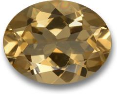 Brownish Golden Beryl Gemstone