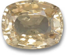 Light-Brown Sapphire Gemstone