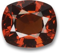 Red-Brown Spessartite Garnet Gemstone