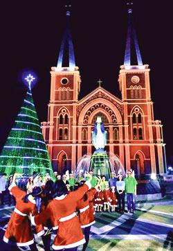 Weihnachtsgrüße aus Thailands Edelsteinstadt Chanthaburi