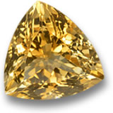 Citrine Trillion Gemstone