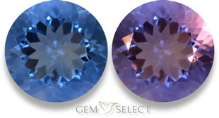 Gemma di fluorite multicolore che cambia colore