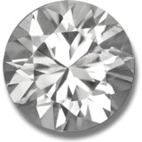 Weißer Zirkon