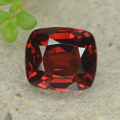 1-Carat, Cushion-Cut Red Spinel Gemstone