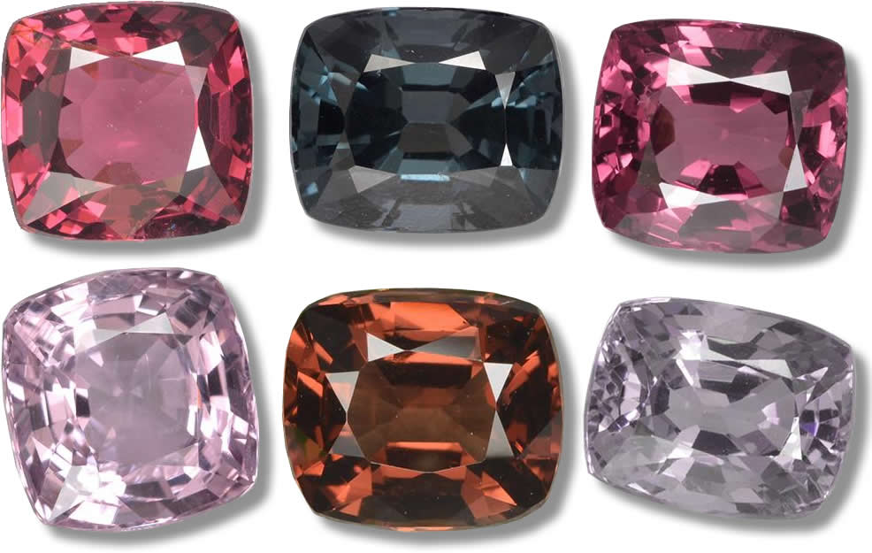 A Photo of Spinel Gemstones from GemSelect