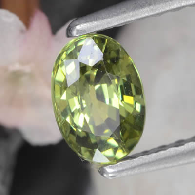 Demantoid Garnet with Adamantine Luster