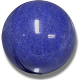 Blauer Dumortierit Quarz Cabochon