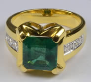 Emerald Gemstone Ring