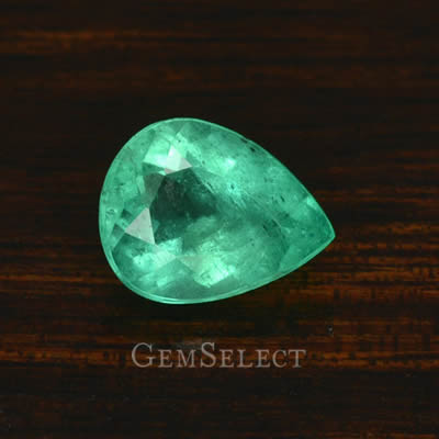 Pear-Shaped Colombian Emerald