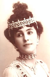 Mathilda Kschessinska Wearing Diamonds and Pearls