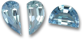 Fancy Swiss Blue Topaz Gems