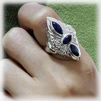 Anello di moda in argento