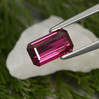 Octagonal Ruby Gemstone