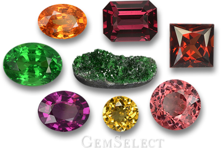 Garnet Gemstones