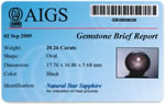Gemstone certification