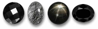 Natural Black Gemstones at GemSelect