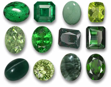 Green Stone Identification Chart