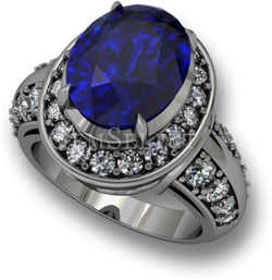 GemSelect Tanzanite Engagement Ring Design