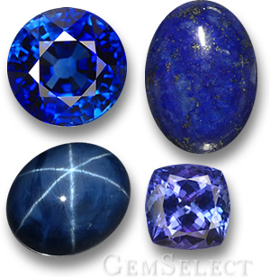 Blue Gemstones at GemSelect