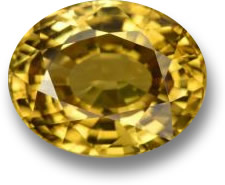 Golden Zircon Gemstone