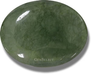 Green Burma Jadeite Cabochon