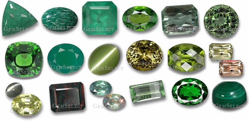 Green Stone Identification Chart