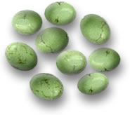 حبات الفيروز الأخضر