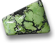 Cabochon turchese verde