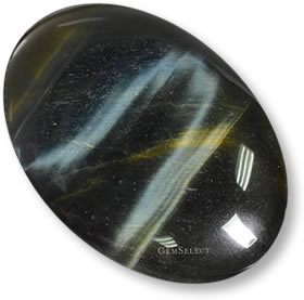 Multicolor hawk's eye gemstone