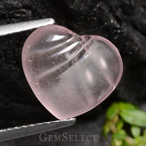 Heart-Shaped Pyrope Garnet Gem