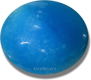 Cabochon in emimorfite blu