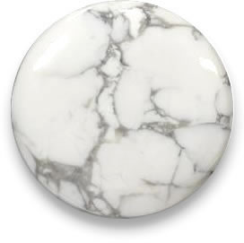 White howlite gemstone
