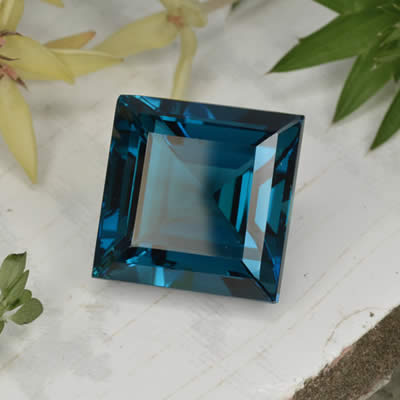 Irradiated Blue Topaz Gemstone