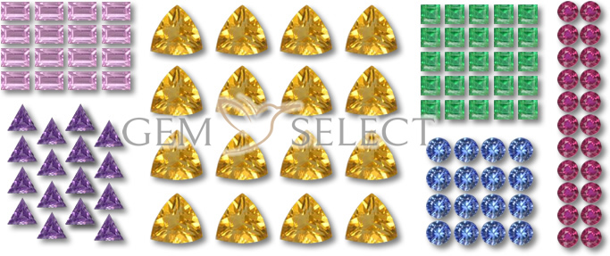 Calibrated Gemstone Lots for Jewelers