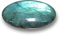 Labradorite Cabochon Gem