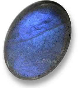 Gemma di labradorite multicolore