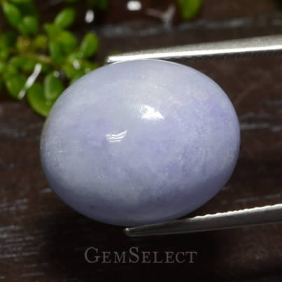 Cabochon di giadeite lavanda