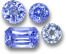 Light-Blue Sapphire Gems