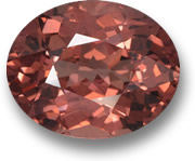 Grenat de Malaisie rosé de 3,5 carats