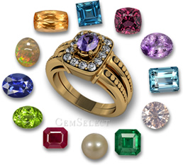 Modern Birthstone List from GemSelect - Large Image