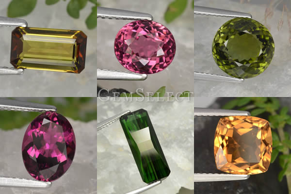 Tourmaline naturelle du Mozambique