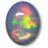 Multicolored Opal Gemstone